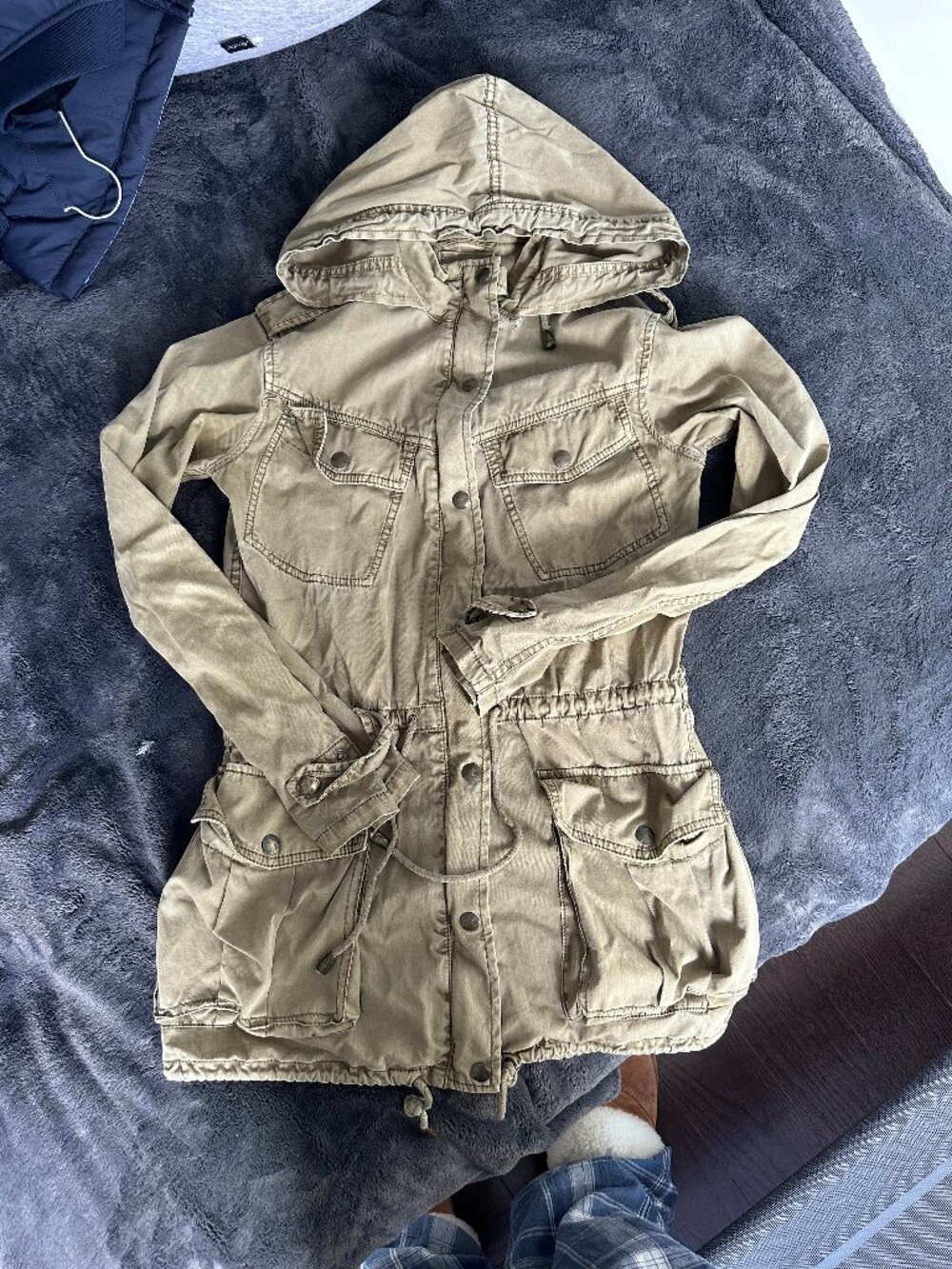 Aritzia - Talula - Anorak/Trooper Jacket - Green - Size XXXS